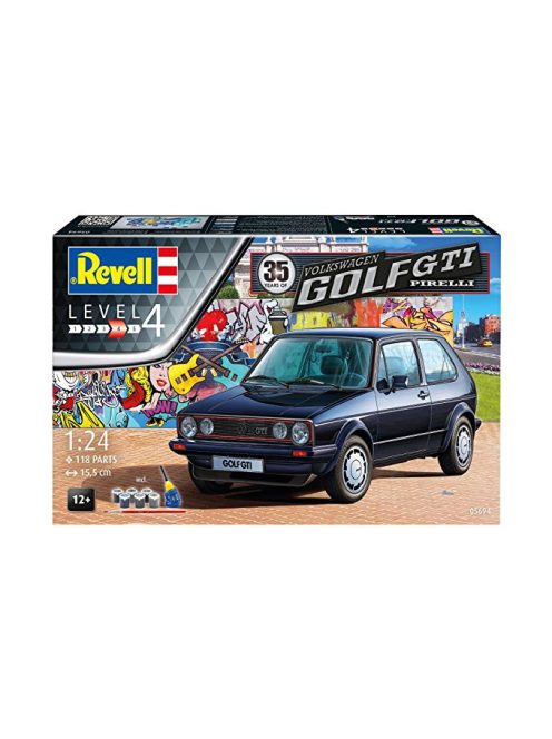 Revell - 35 Years Vw Golf 1 Gti Pirelli Ajándékszett (5694)