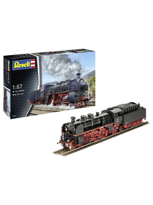 Revell - Model Set Schnellzuglokomotive BR18505 mit Tender