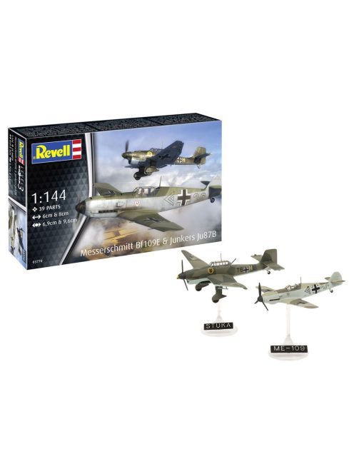 Revell - Model Set Messerschmitt Bf109E & Ju87B Stuka