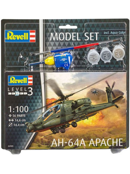 Revell - Model AH-64A Apache 1:100 (64985)