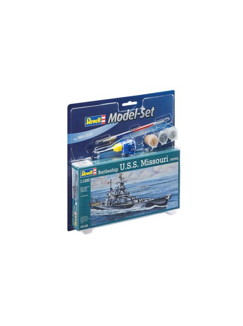 Revell - Model Set Battleship U-S-S- Missuri Wwii 1:1200 (65128)