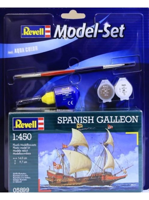 Revell - Model Set - Spanish Galleon 1:450 (65899)