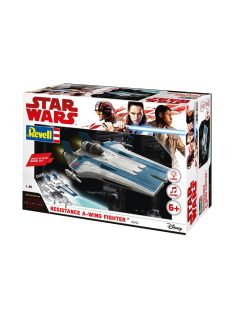  Revell - Star Wars Build & Play Resistance A-Wing Fighter, Blue (6762)