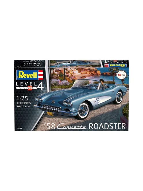 Revell - '58 Corvette Roadster 1:25 (7037)