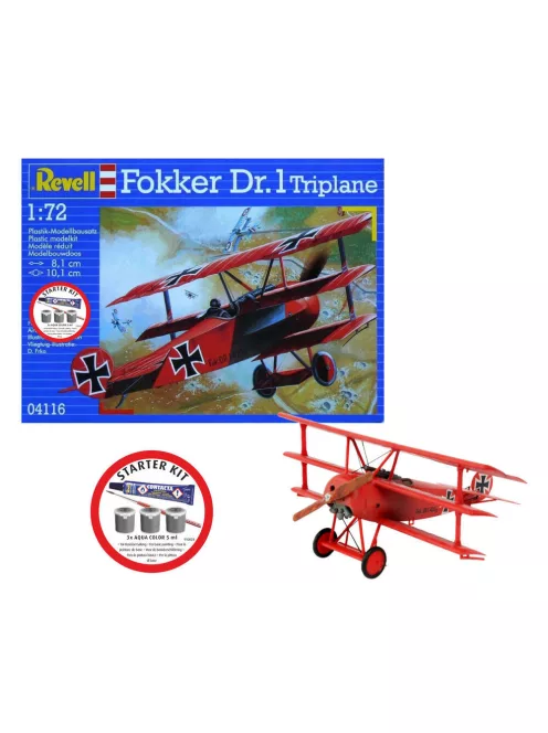 Revell - Starter Kit Fokker DR.1 Triplane