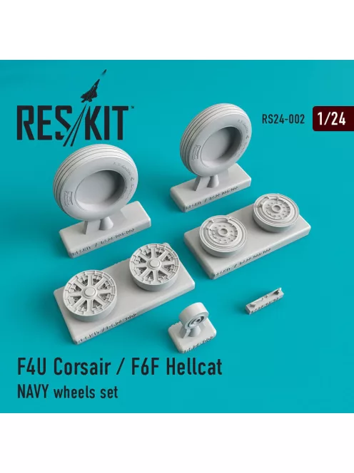 Reskit - F4U Corsair / F6F Hellcat NAVY wheels set
