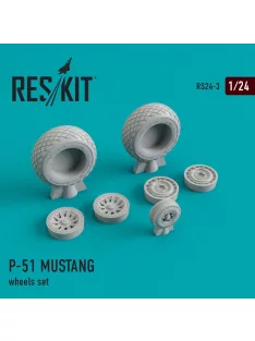 Reskit - P-51 Mustang wheels set