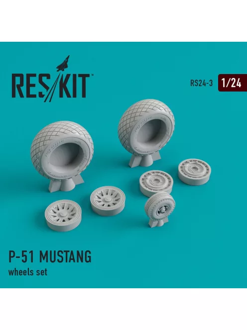 Reskit - P-51 Mustang wheels set