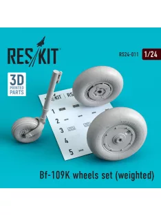 Reskit - Bf-109K wheels set (weighted)