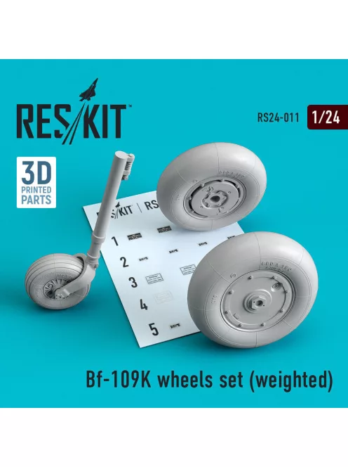 Reskit - Bf-109K wheels set (weighted)