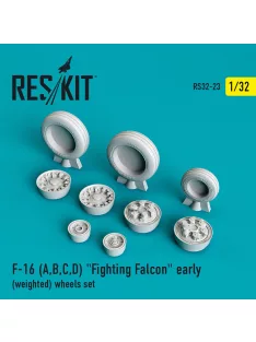   Reskit - F-16 (A,B,C,D) Fighting Falcon early (weighted) wheels set