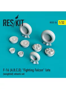   Reskit - F-16 (A,B,C,D) Fighting Falcon late (weighted) wheels set