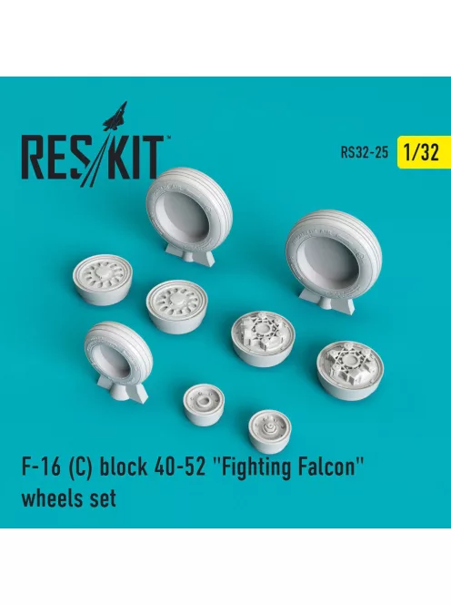Reskit - F-16C block 40-52 Fighting Falcon (weighted) wheels set
