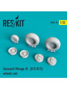 Reskit - Mirage III (D,E,R,S) wheels set
