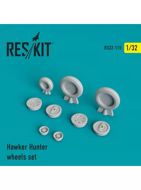 Reskit - Hawker Hunter wheels set