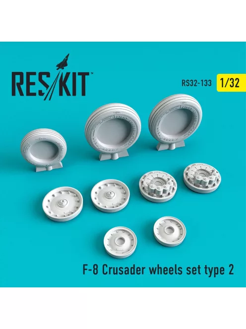 Reskit - F-8 Crusader (weighted) wheels set type 2