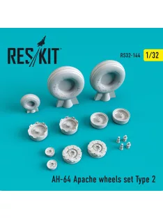 Reskit - AH-64 "Apache" wheels set type 2  (1/32)