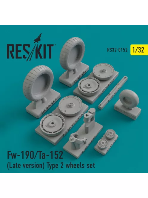 Reskit - Fw-190 (late version) type 2 wheels set
