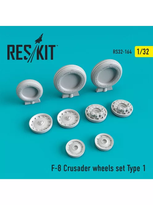 Reskit - F-8 Crusader (weighted) wheels set type 1