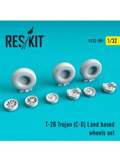   Reskit - T-28 (C,D)  "Trojan" Land based wheels set (1/32)
