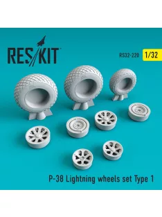 Reskit - P-38 Lightning wheels set type 1
