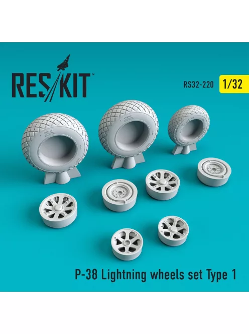 Reskit - P-38 Lightning wheels set type 1