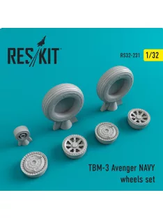 Reskit - TBM-3 Avenger NAVY wheels set