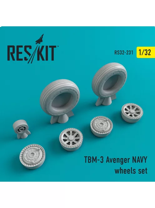 Reskit - TBM-3 Avenger NAVY wheels set