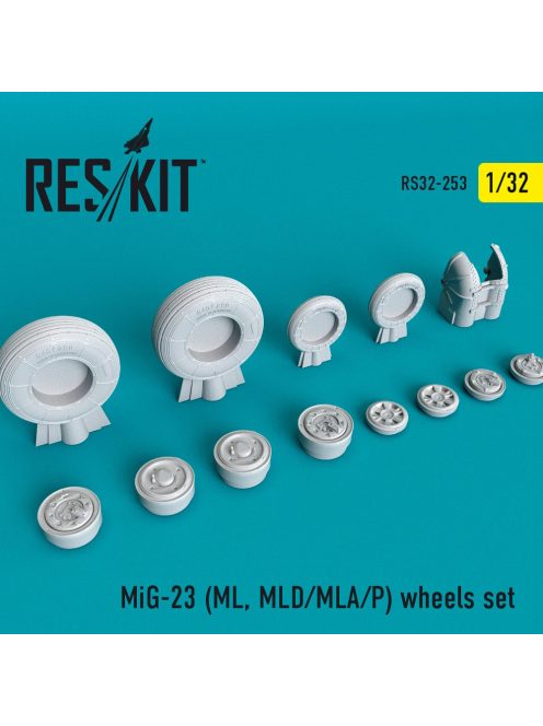 Reskit - MiG-23 (ML,MLD,MLA,P) wheels set (1/32)