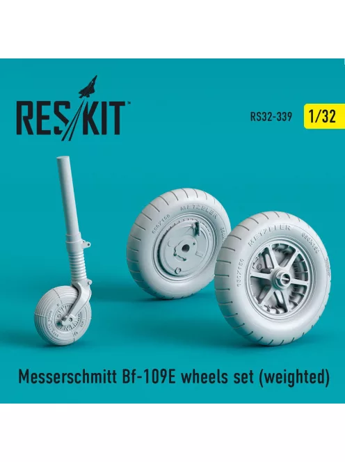 Reskit - Bf-109E wheels set (weighted)
