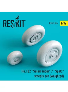 Reskit - He.162 Salamander / Spatz wheels set (weighted)