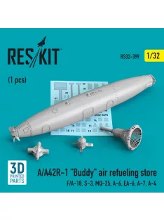   Reskit - A/A42R-1 Buddy air refueling store (1 pcs) (F/A-18, S-3, MQ-25, A-6, EA-6, A-7, A-4) (3D Printed)