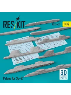 Reskit - Pylons for Su-27 (3D Printed)