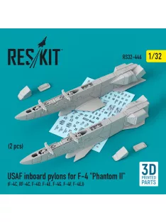   Reskit - USAF Inboard pylons for F-4 Phantom II (2 pcs) (F-4? RF-4? F-4D F-4? F-4G F-4F F-4EJ) (3D Printed)
