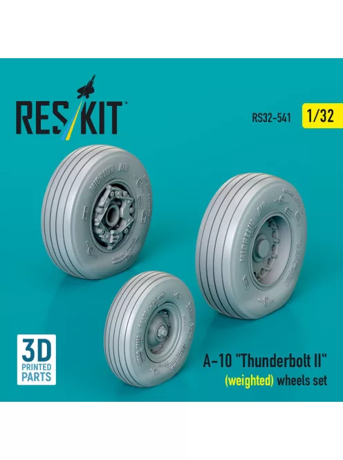 Reskit - A-10 Thunderbolt II (weighted) wheels set (3D Printed)