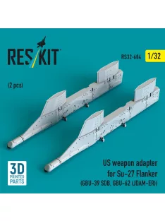   Reskit - US weapon adapter for Su-27 Flanker (2 pcs) (GBU-39 SDB, GBU-62 (JDAM-ER)) (3D Printed)