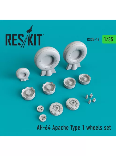 Reskit - AH-64 Apache type 1 wheels set