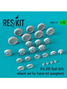   Reskit - Kfz.305 Opel blitz wheels set for Italeri Kit (weighted) (1/35)