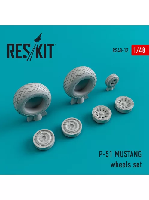 Reskit - P-51 Mustang wheels set