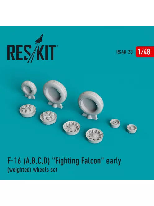 Reskit - F-16 (A,B,C,D) Fighting Falcon early (weighted) wheels set