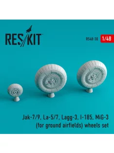   Reskit - Jak-7/9, La-5/7, Lagg-3, I-185, MiG-3 wheels set for ground airfields