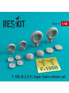 Reskit - F-100 (B,C,D,F) Super Sabre wheels set
