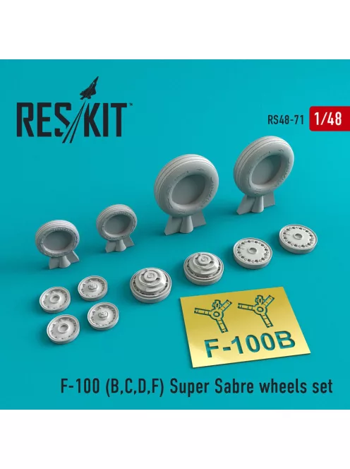 Reskit - F-100 (B,C,D,F) Super Sabre wheels set