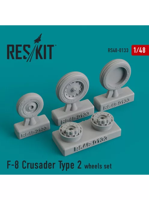 Reskit - F-8 Crusader type 2 (weighted) wheels set