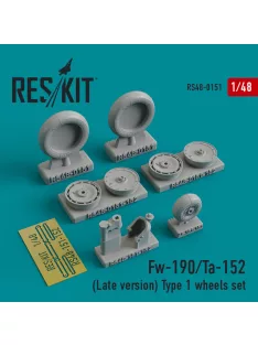 Reskit - Fw-190 (Late version) type 1 wheels set