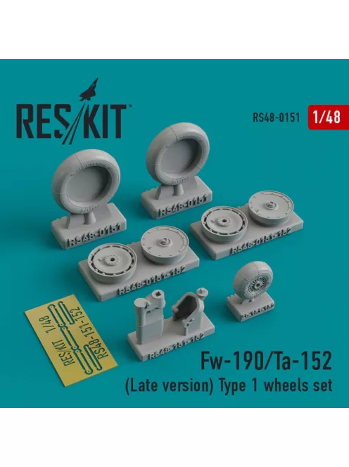 Reskit - Fw-190 (Late version) type 1 wheels set