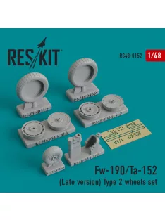 Reskit - Fw-190 (Late version) type 2 wheels set