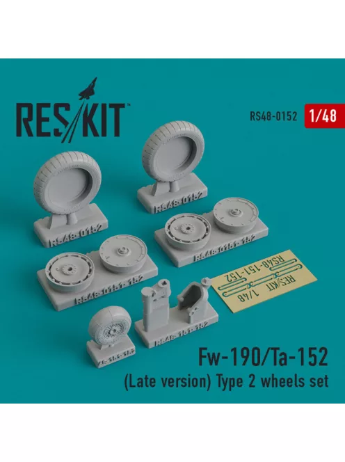 Reskit - Fw-190 (Late version) type 2 wheels set
