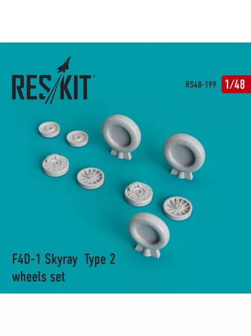 Reskit - F4D-1 Skyray type 2 wheels set