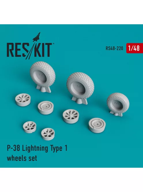 Reskit - P-38 Lightning type 1 wheels set